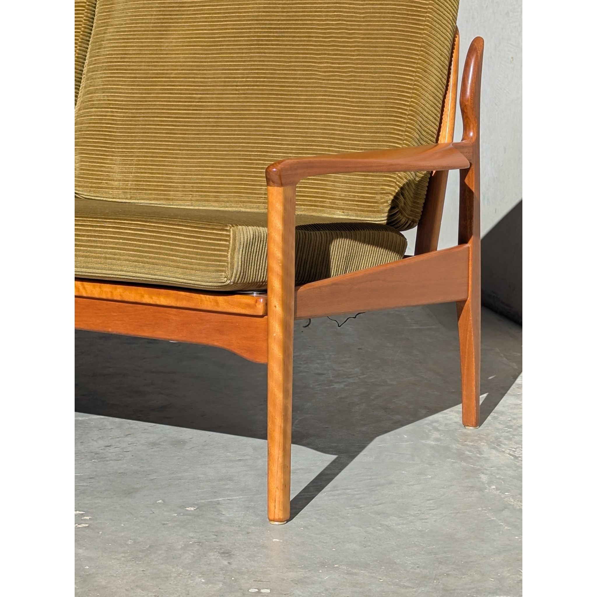 Fler Narvik 2 Seater - Sage Revival Green Corduroy | Bazaa | Designer, Vintage and Antique Furniture