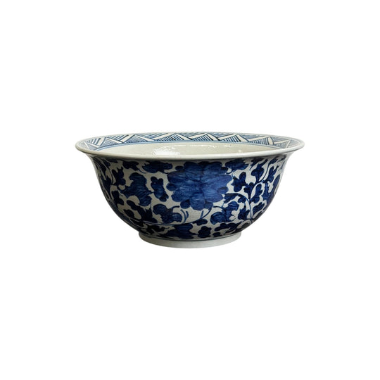 Floral & Vine Porcelain Bowl