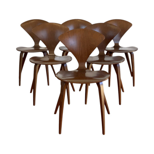 Set of 6 Cherner Dining Chairs. Priced individually, sold as a set of 6.