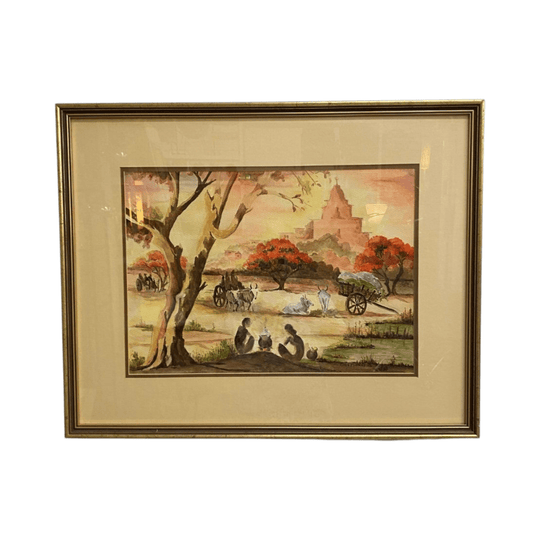 Framed Watercolour Painting Signed By Artist Chris Murray*