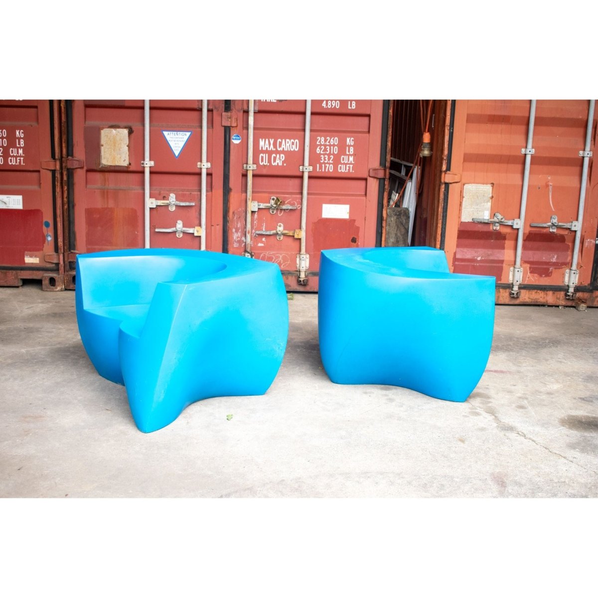 Frank Gehry for Heller Gehry Easy Chair – Sculptural Armchair, Indoor/Outdoor (3 Available) | Bazaa | Designer, Vintage and Antique Furniture