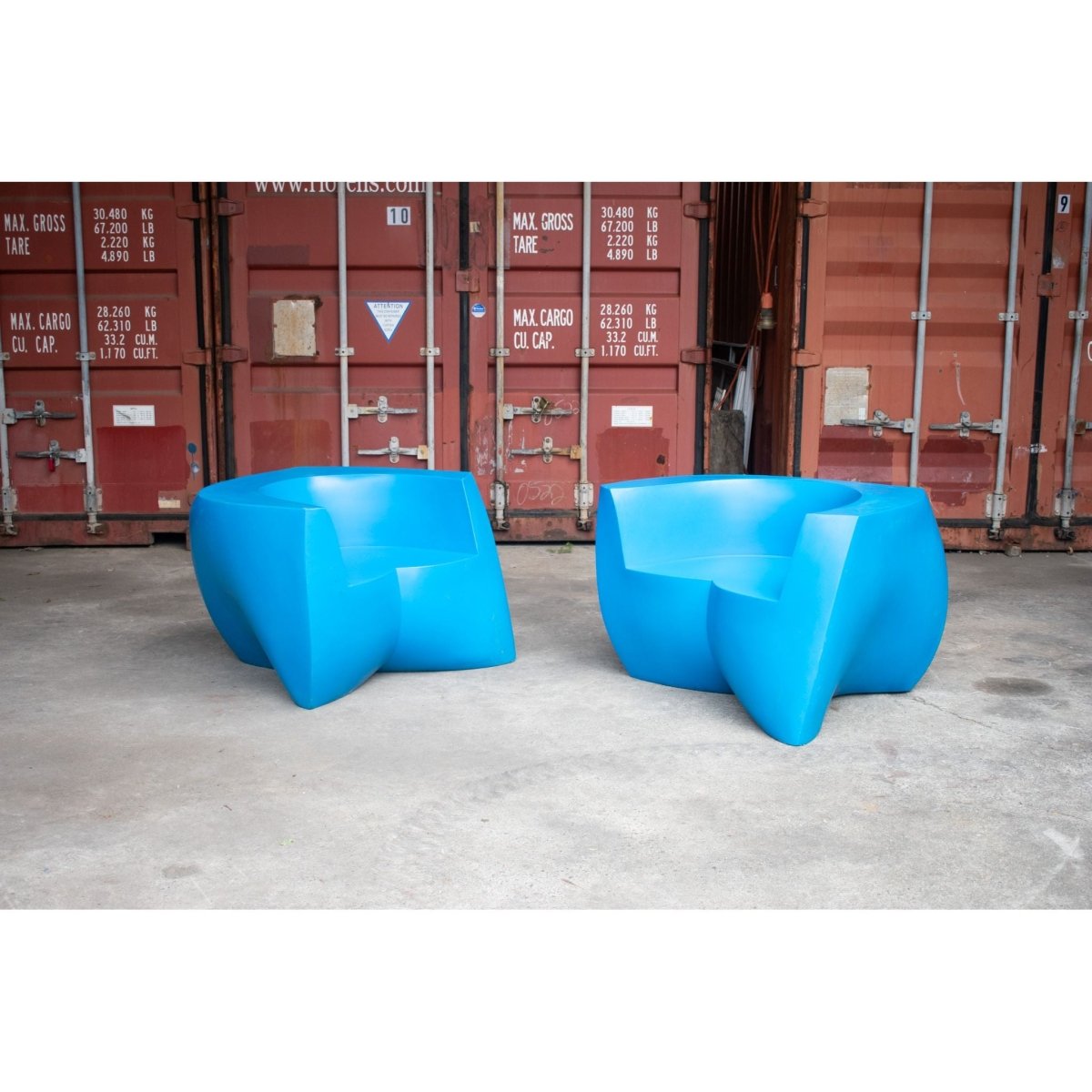Frank Gehry for Heller Gehry Easy Chair – Sculptural Armchair, Indoor/Outdoor (3 Available) | Bazaa | Designer, Vintage and Antique Furniture