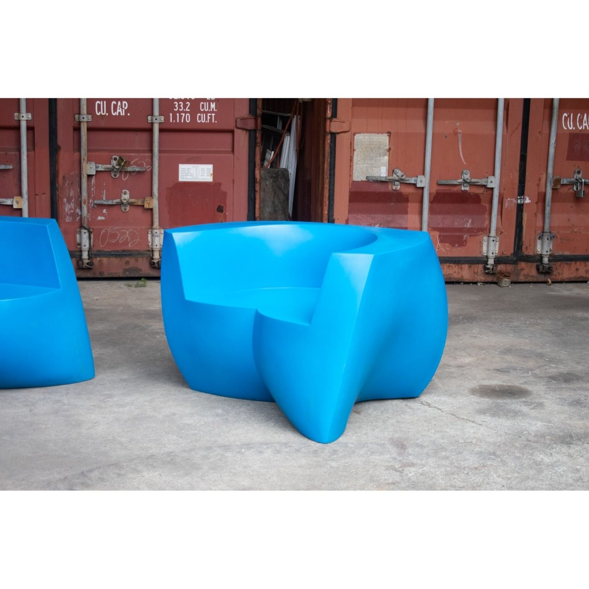 Frank Gehry for Heller Gehry Easy Chair – Sculptural Armchair, Indoor/Outdoor (3 Available) | Bazaa | Designer, Vintage and Antique Furniture