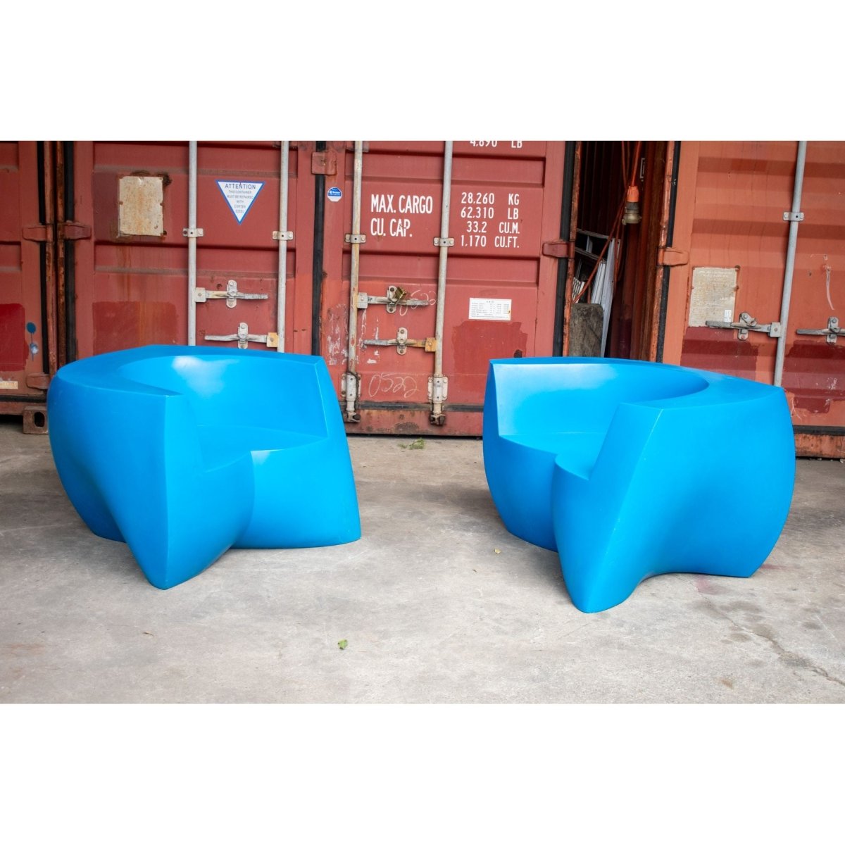 Frank Gehry for Heller Gehry Easy Chair – Sculptural Armchair, Indoor/Outdoor (3 Available) | Bazaa | Designer, Vintage and Antique Furniture