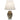 Free form pottery table lamp - Bazaa