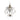 French 19th-Century Bronze Single-Light Chandelier with Crystal Drops | Bazaa | Designer, Vintage and Antique Furniture