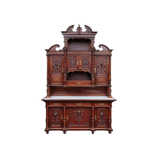 French 19th-Century Walnut Sideboard, c.1870