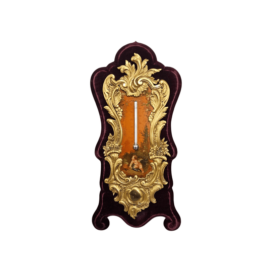 French Antique Louis XV Style Desk / Table Thermometer