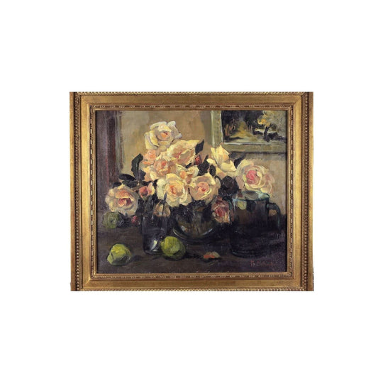 French / Belgium impressionist still life painting