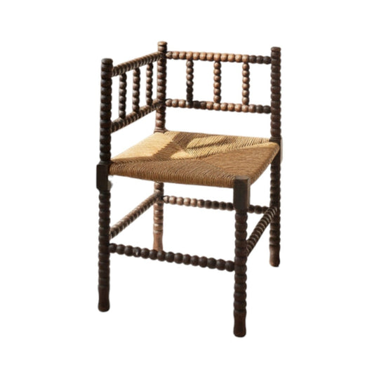 French Bobbin Corner Chair