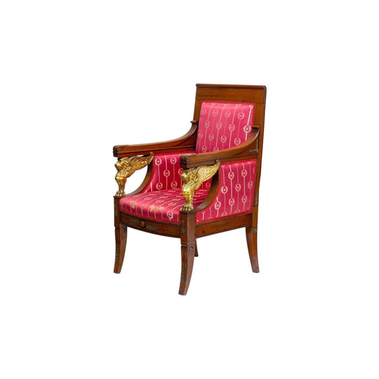 French Empire Cedarwood Armchair