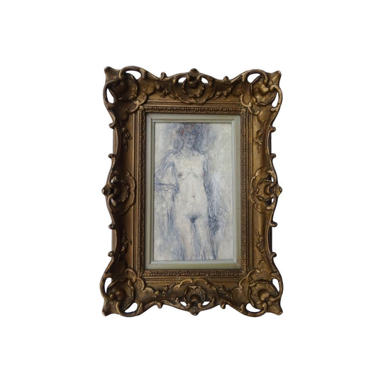 French Impressionist nude study oil painting