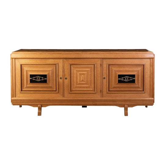 French Late Art Deco Oak Sideboard