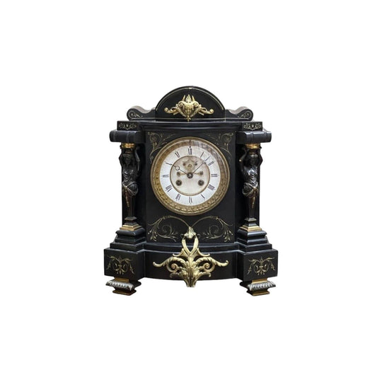 French marble mantle clock c.1870