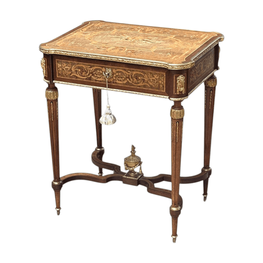 French Napoleon III Jewellery Table by Tahan, Paris c.1860