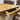 French Oak Kitchen Table With Two Drawers | Bazaa | Designer, Vintage and Antique Furniture