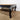 French Provincial Natural Top Oak Coffee Table with Black Base | Bazaa | Designer, Vintage and Antique Furniture