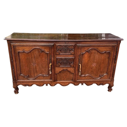 French Provincial Oak Enfilade Buffet, c.1760