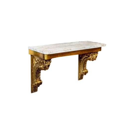 French Rococo style Marble top console