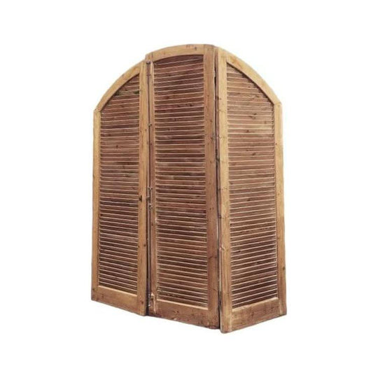 French Shutter/ Louvered Arched Bi-Fold Doorway / Screen Arched Bi-Fold Doorway / Screen
