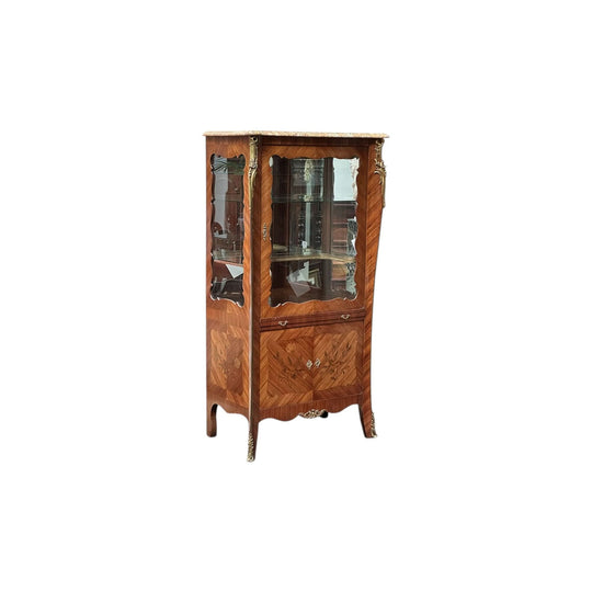 French walnut cocktail cabinet c.1910