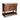 French walnut two door servery with rouge marble top c.1890 | Bazaa | Designer, Vintage and Antique Furniture