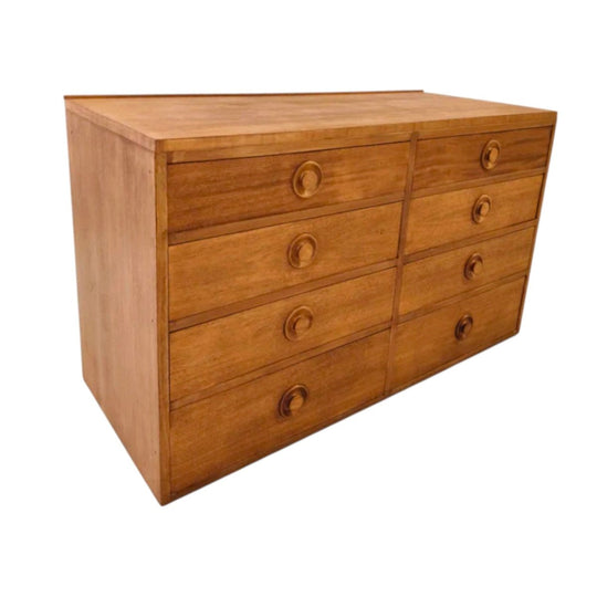 Fully Restored MCM Retro 8 Drawer Cabinet