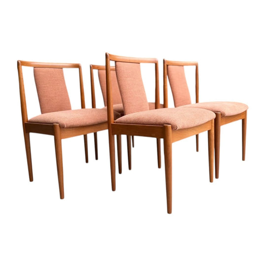 Fully Restored Parker T-Back Number 88 Dining Chairs Set of 4 - Terracotta (Rediscover)