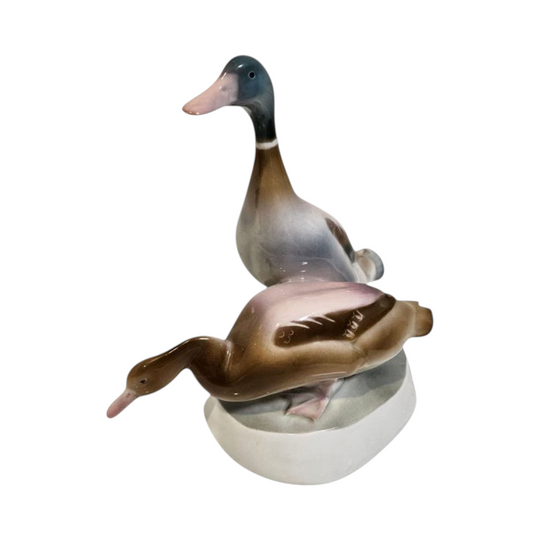 Zsolnay Hungary porcelain Mallards 1920-1930
