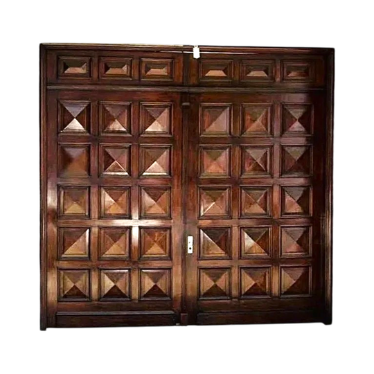 Monumental 'Diamond Beak' Entry Doors