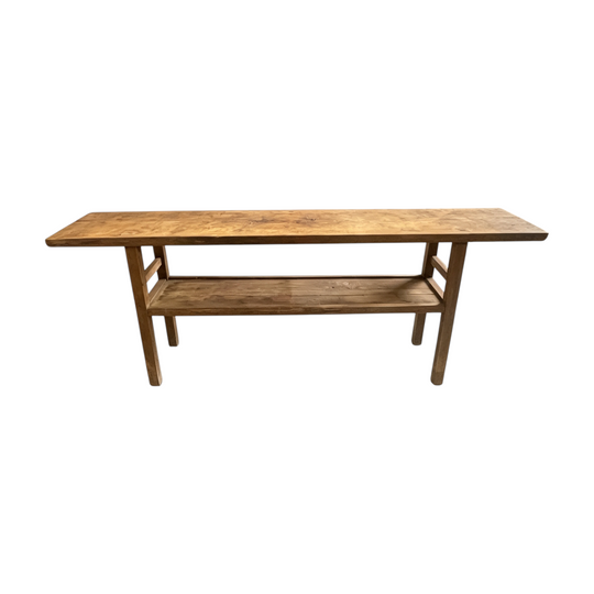 Rustic Vintage Timber Console Table Sideboard Long Hallway Table 2m