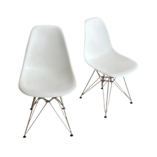 Eames DSR Plastic Side Chairs (Genuine)