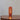Geometric Glazed Ceramic Column Lamp in Retro Orange Glazed Terracotta | Bazaa | Designer, Vintage and Antique Furniture