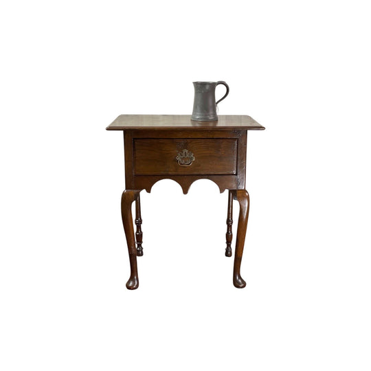 George I Oak side table with single drawer, circa  1730