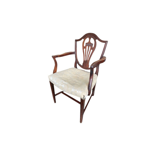 George III mahogany armchair, C. 1790