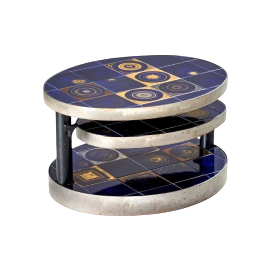 Georges PELLETIER French Ceramic Coffee Table