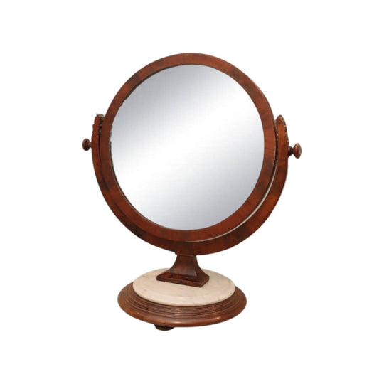 Georgian circular toilet mirror