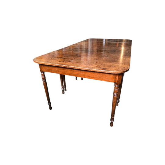 Georgian Mahogany dining table, 3 parts to seat 8, C. 1825
