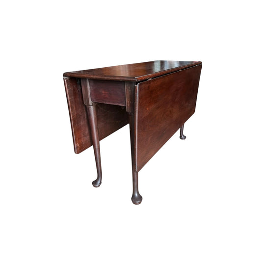 Georgian Mahogany dropside table with pad feet, c. 1760