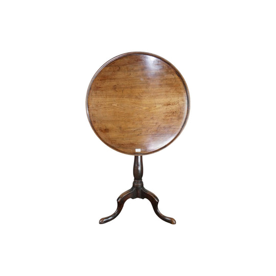 Georgian mahogany tripod legged tea table