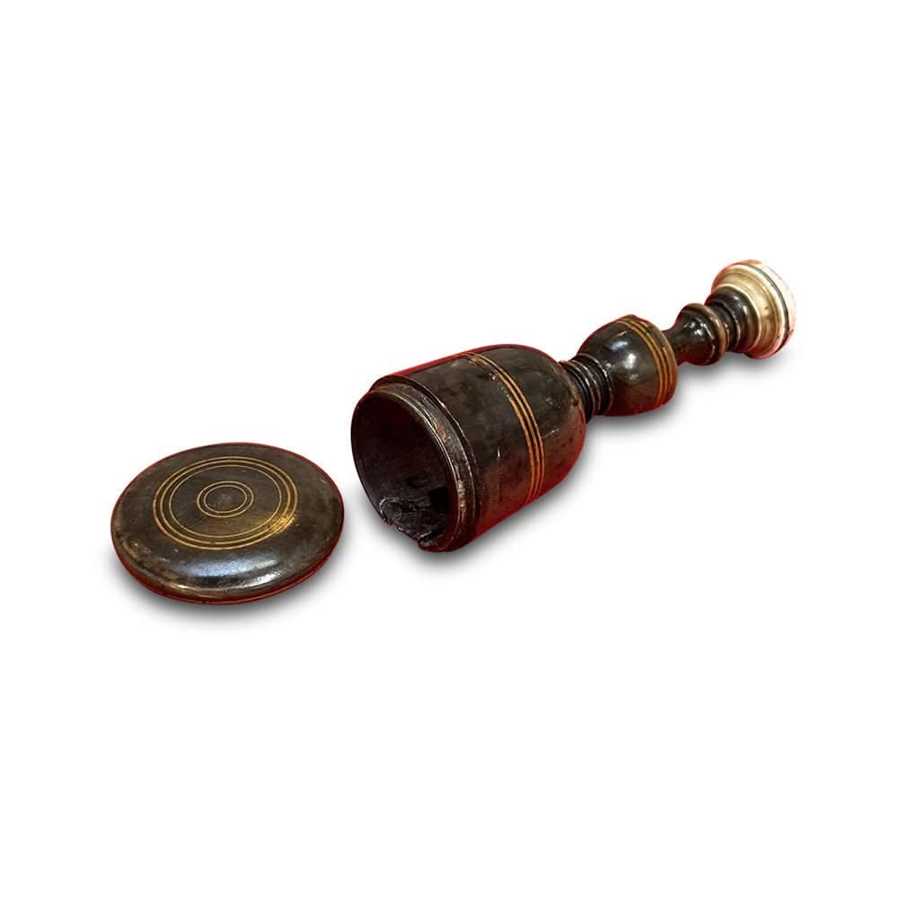 Georgian turned horn wax seal c.1780 | Bazaa | Designer, Vintage and Antique Furniture