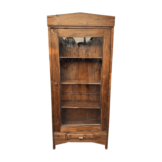 Glass and Teak Cabinet From Java