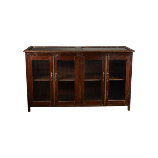 Glass Front/Top Vintage Sideboard #C-24
