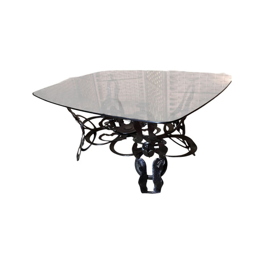 Glass Topped Coffee Table- 1970’s