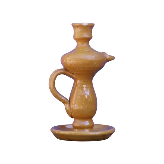 Glazed Earthenware Olive Pourer