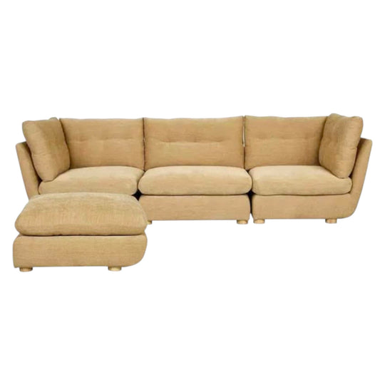 Globe West Hugo Marla Modular Sofa in Copeland Honey - As New