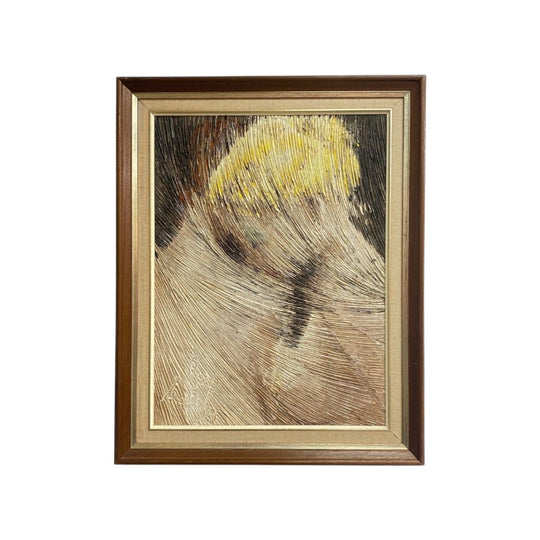 'Glotis et Kyse' 1981 Oil On Canvas by Jules Michel