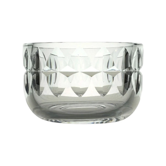 GÖRAN WÄRFF (1933-2022) FOR KOSTA BODA A Substantial Faceted Crystal Bowl, 'Vision' or 'Optical' series, circa 1970's