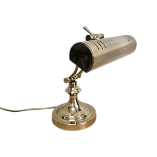 Gold Banker's Lamp