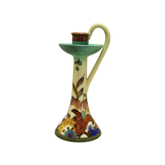 Gouda hand painted candlestick
